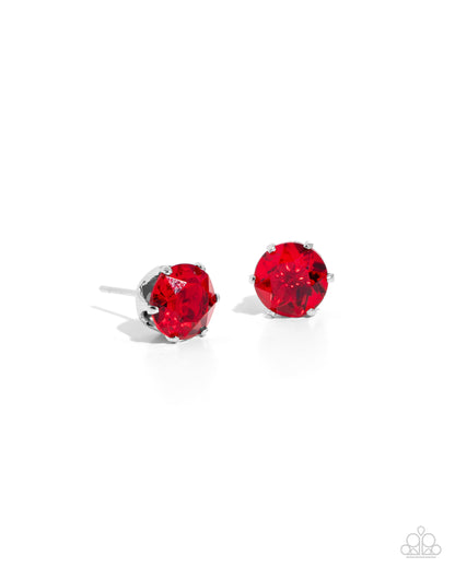 Paparazzi Breathtaking Birthstone (July) - Red