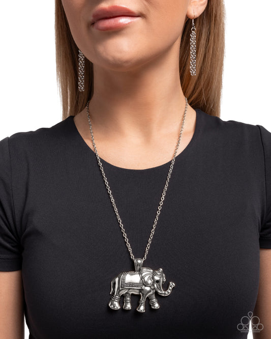 Elaborate Elephant - Silver