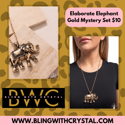 Elaborate Elephant - Mystery Gold Set