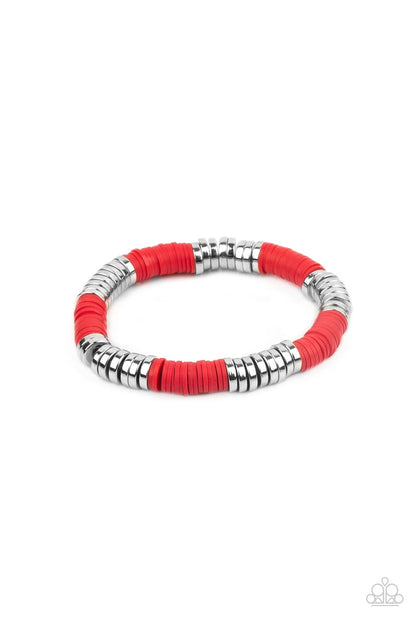 Stacked In Your Favor - Red ***COMING SOON*** - Bling With Crystal